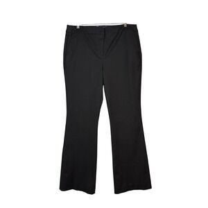 BODEN Ponte Pants Work Pants, Black, High Rise, Flared/Bootcut, Size 16